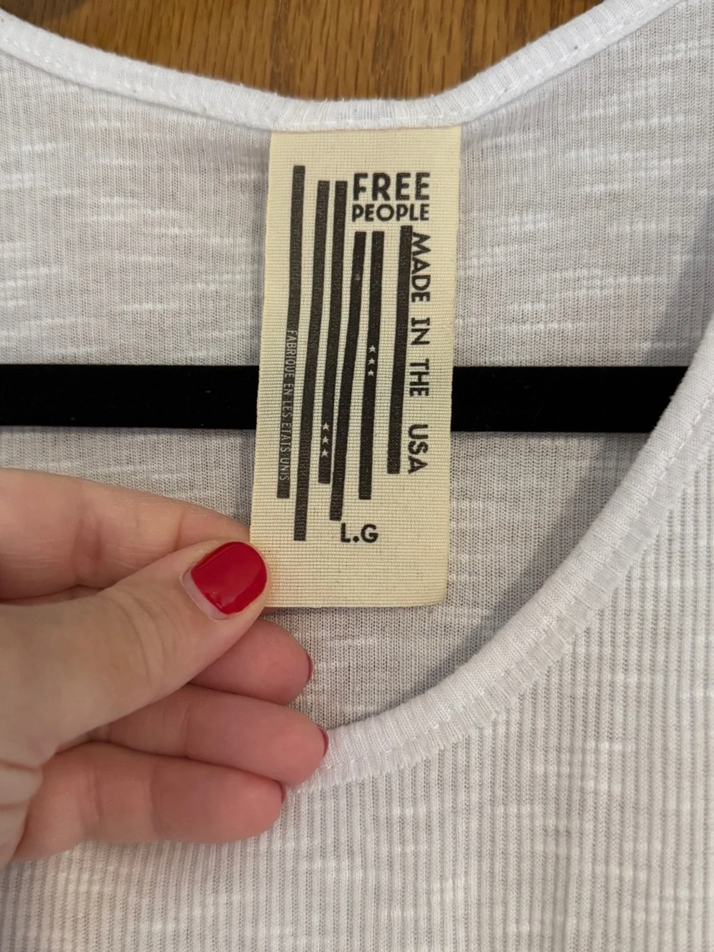 Free People lightweight ribbed